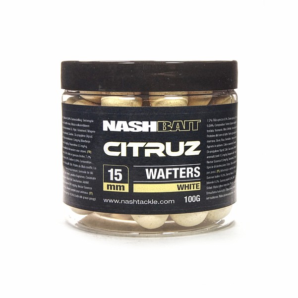 NEW Nash Citruz White Waftersrozmiar 15 mm / 100g - MPN: B2172 - EAN: 5055108821724