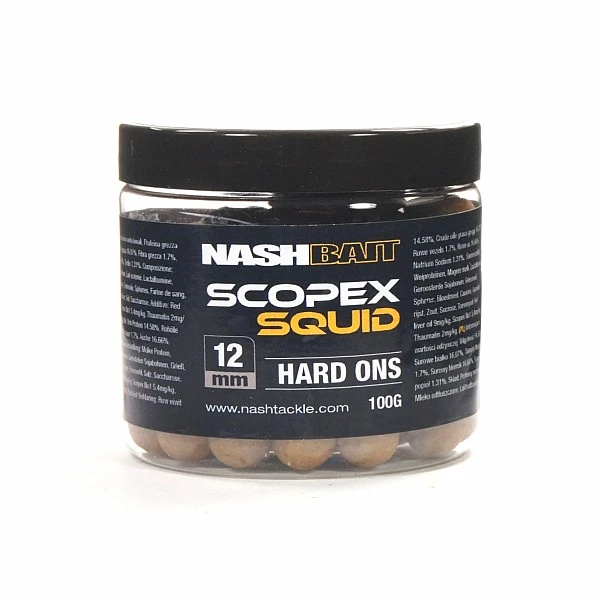 NEW Nash Scopex Squid Hard Ons 12 мм / 100 г