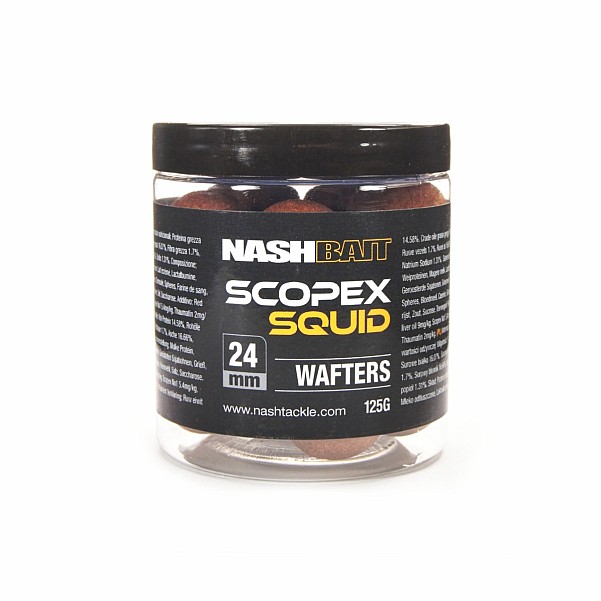 NEW Nash Scopex Squid Waftersrozmiar 24 mm / 125g - MPN: B6848 - EAN: 5055108868484