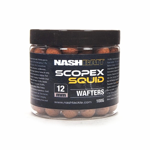 NEW Nash Scopex Squid Waftersrozmiar 12 mm / 75g - MPN: B6845 - EAN: 5055108868453