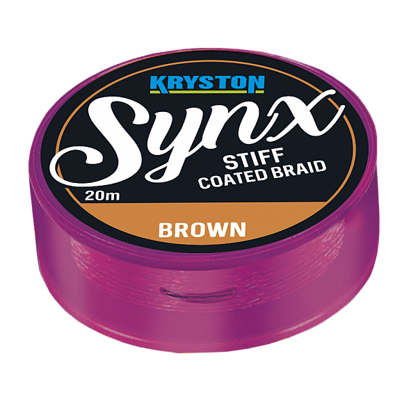 Kryston Synx Stiff Coated Braidversion 20 lb / Gravier Marron - MPN: KR-SYX3 - EAN: 5060041391739