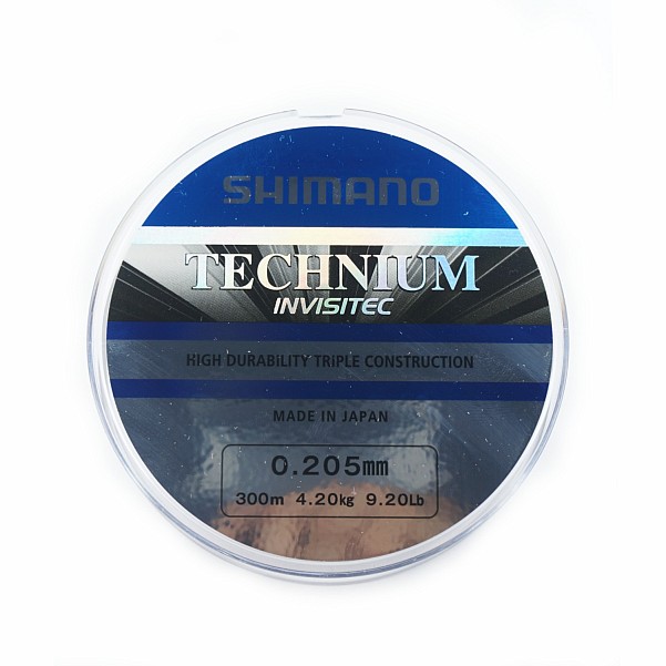 Shimano Technium Invisitectyp 0,205 mm - 300 m - MPN: TECINV30020 - EAN: 8717009810999