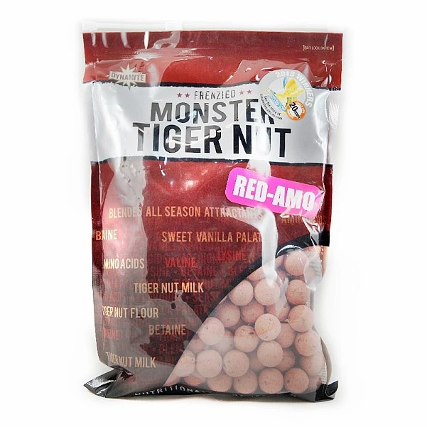 NEW DynamiteBaits Monster Tiger Nut Red Amo Boilies 15 мм / 350г