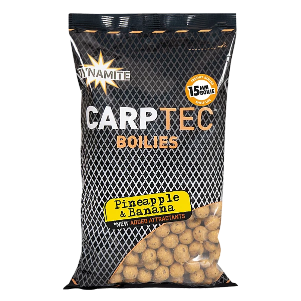 DynamiteBaits Carp Tec Boilies - Pineapple & Banana 15мм / 1кг