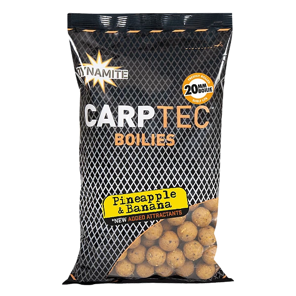DynamiteBaits Carp Tec Boilies - Pineapple & Banana 20мм / 1кг