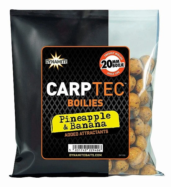 DynamiteBaits Carp Tec Boilies - Pineapple & Banana 20мм / 300г