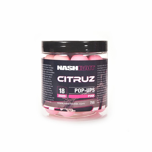 NEW Nash Citruz Pink Pop-uprozmiar 18 mm  / 75g - MPN: B2148 - EAN: 5055108821489