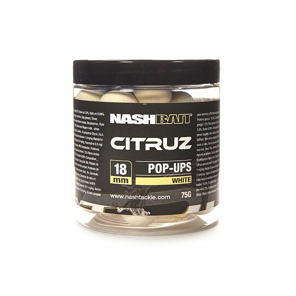 Nash Pop-up White - Citruzrozmiar 18 mm / 75g - MPN: B2153 - EAN: 5055108821533