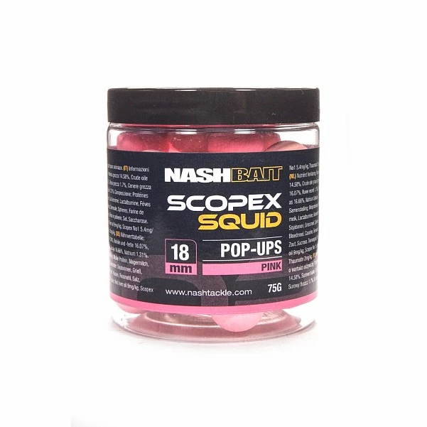 Nash Pop Ups Pink - Scopex Squid  18 мм / 75г