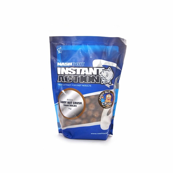 NEW Nash Instant Action Boilies Candy Nut Crush 1 kgsize 18 mm / 1 kg - MPN: B3322 - EAN: 5055108833222