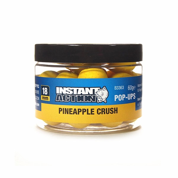 NEW Nash Instant Action Pineapple Crush Pop-uprozmiar 18 mm / 60g - MPN: B3363 - EAN: 5055108833635