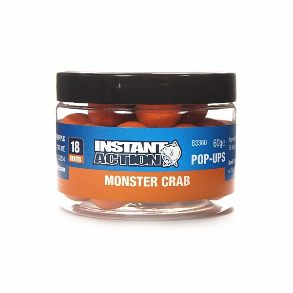 NEW Nash Instant Action Monster Crab Pop-upGröße 18 mm / 60g - MPN: B3360 - EAN: 5055108833604