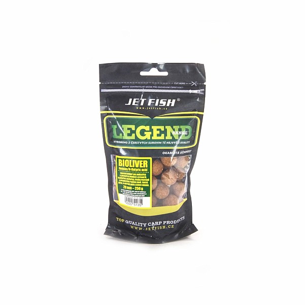 Jetfish Legend Boilie - Bioliver + A.C. Pineapple  / N-Butyric Acidрозмір 20 мм / 250 г - MPN: 000513 - EAN: 00005135