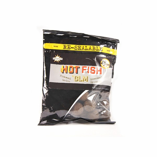DynamiteBaits Boilies - Hot Fish & GLMtaille 26 mm / 350 g - MPN: DY1007 - EAN: 5031745218622