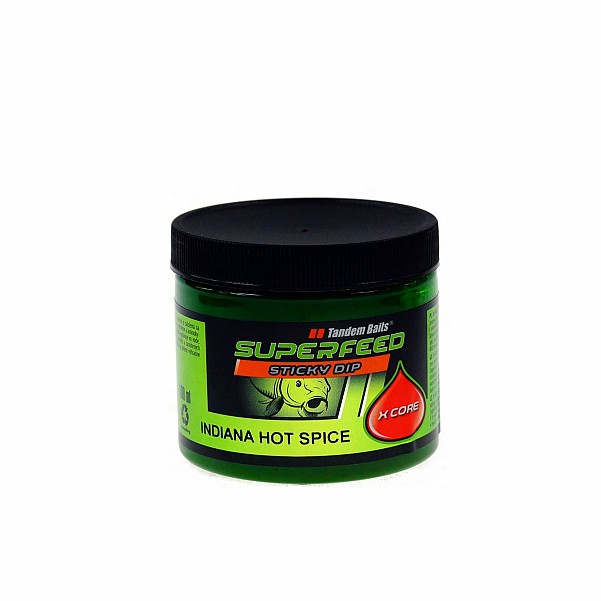 TandemBaits SuperFeed X Core Sticky Dip Indiana Hot SpiceVerpackung 100ml - MPN: 24680 - EAN: 5907666668498