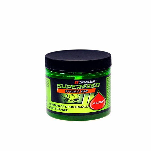 TandemBaits SuperFeed X Core Sticky Dip Kałamarnica & PomarańczaVerpackung 100ml - MPN: 24681 - EAN: 5907666668504