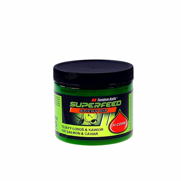 TandemBaits SuperFeed X Core Sticky Dip Tłusty Łosoś & KawiorVerpackung 100ml - MPN: 24686 - EAN: 5907666668559