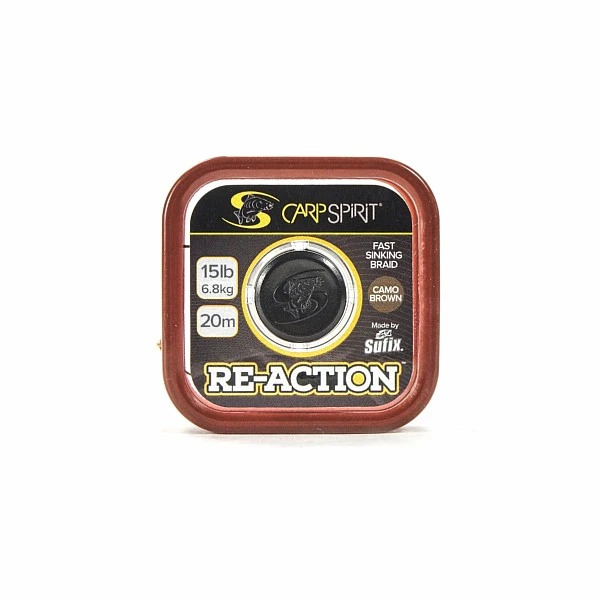 Carp Spirit Reaction Camo Braid 15lb (6,8kg) / Brown