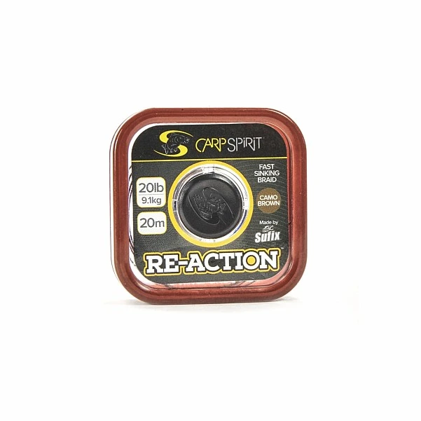 Carp Spirit Reaction Camo Braid 20lb (9,1kg) / Brown