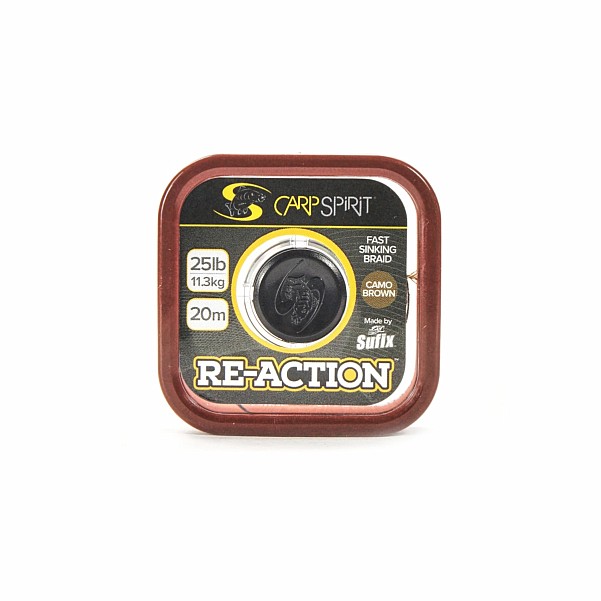 Carp Spirit Reaction Camo Braidмодель 25lb (11,3kg) / Коричневий - MPN: ACS640064 - EAN: 3422993037431