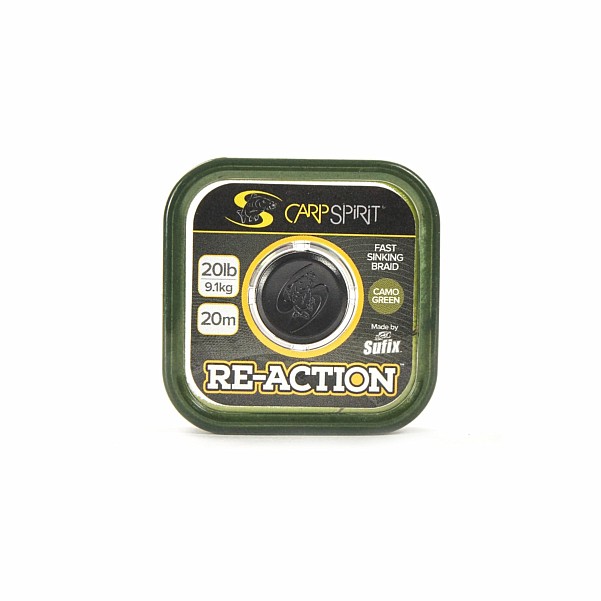 Carp Spirit Reaction Camo Braidmodèle 20lb (9,1kg) / Vert - MPN: ACS640059 - EAN: 3422993037387