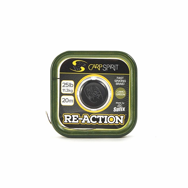 Carp Spirit Reaction Camo Braidmodel 25lb (11.3kg) / Green - MPN: ACS640060 - EAN: 3422993037394