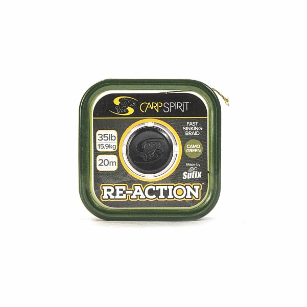 Carp Spirit Reaction Camo Braidмодель 35lb (15,9кг) / Зелений - MPN: ACS640061 - EAN: 3422993037400