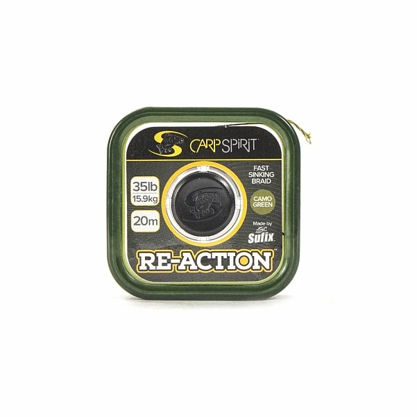 Carp Spirit Reaction Camo Braid 35lb (15,9kg) / Green