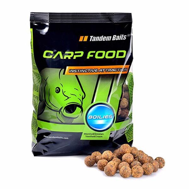TandemBaits Carp Food Boilies  - Bananowy Kremopakowanie 1kg - MPN: 24054 - EAN: 5907666654606