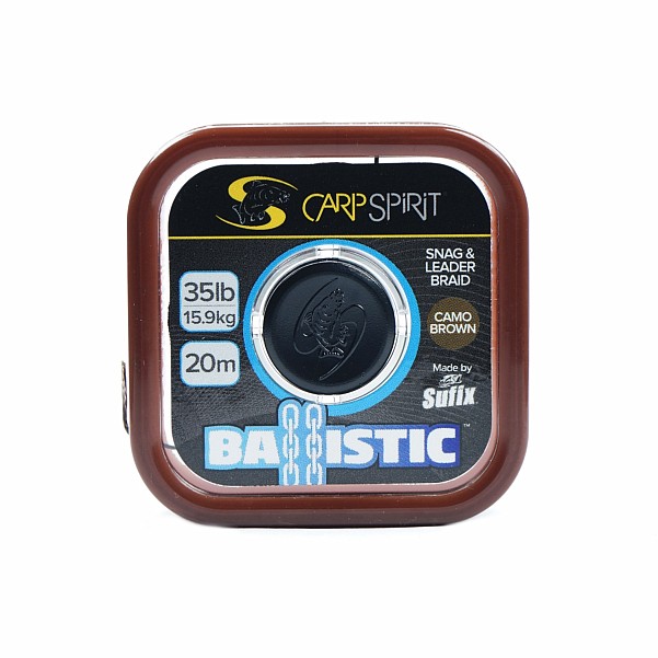 Carp Spirit Ballistic Braidmodello 35lb (15,9kg) / Camo Marrone - MPN: ACS640037 - EAN: 3422993037165