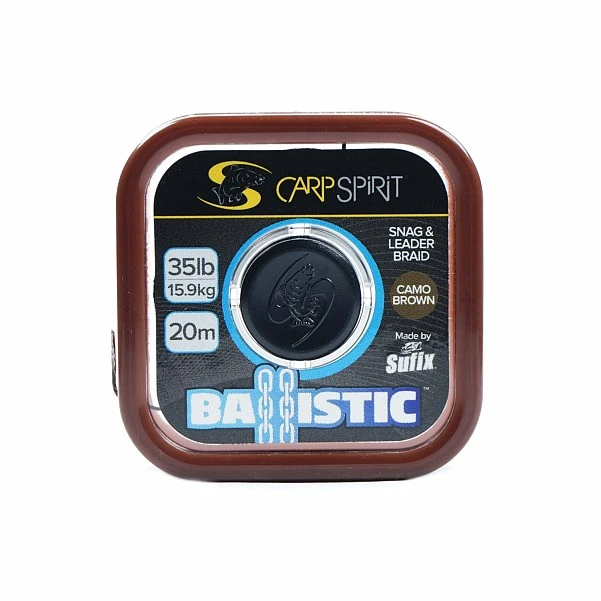 Carp Spirit Ballistic Braid 35lb (15,9kg) / Camo Brown
