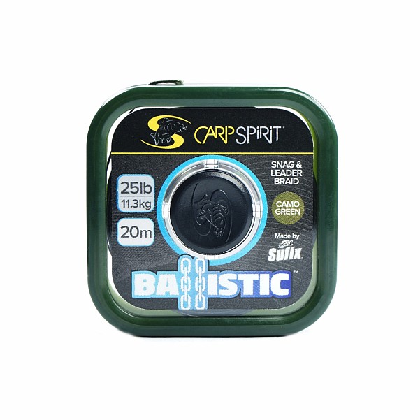 Carp Spirit Ballistic Braidmodel 25lb (11.3kg) / Camo Green - MPN: ACS640033 - EAN: 3422993037127