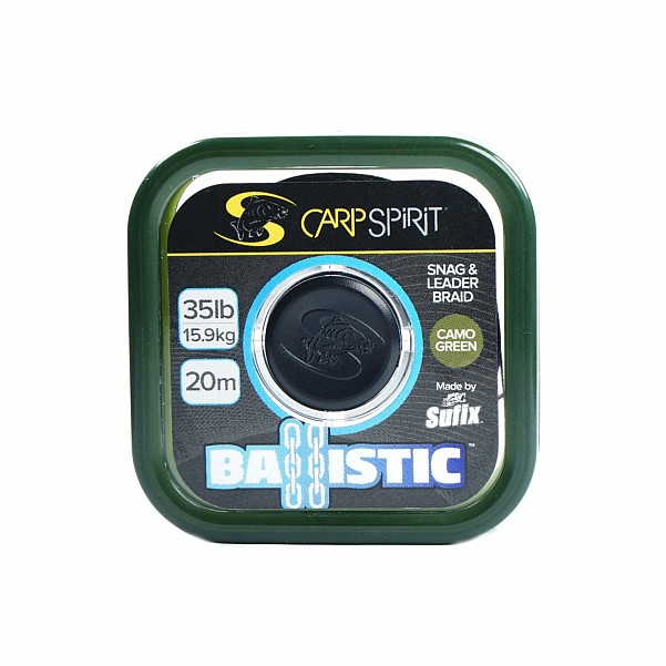 Carp Spirit Ballistic Braidwytrzymałość/kolor 35lb (15,9kg) / Camo Green - MPN: ACS640034 - EAN: 3422993037134