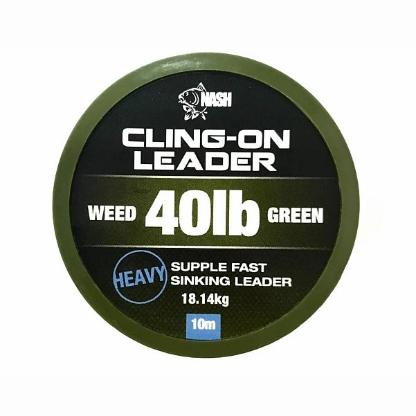 Nash Cling-On Leader Weed - verde 40lb