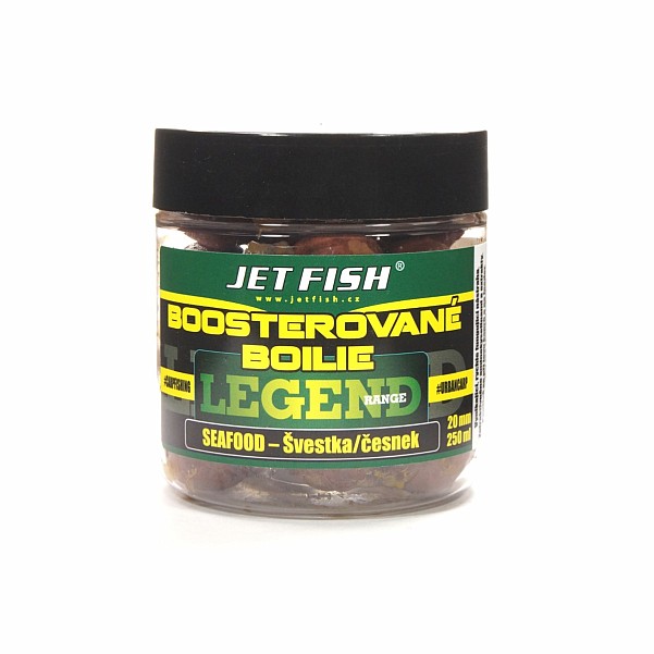 Jetfish Legend Boosted Boilies Seafood - Plum / Garlicdydis 20mm - MPN: 000271 - EAN: 00002714