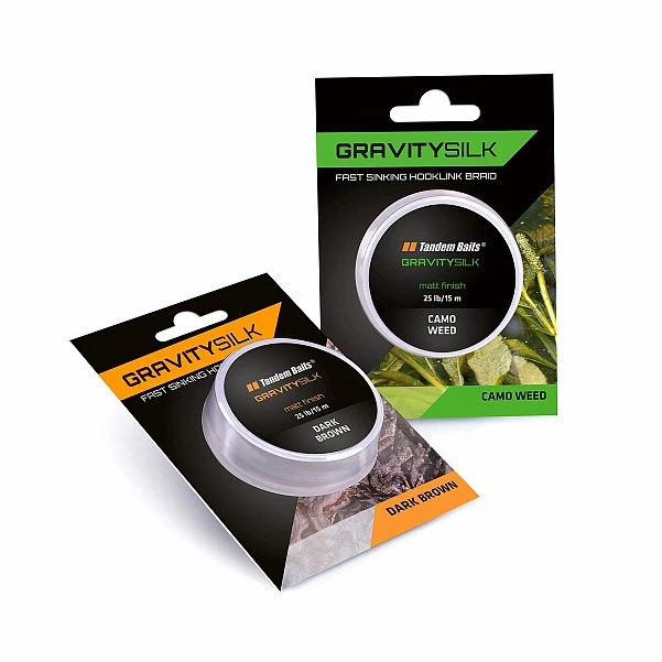 TandemBaits Gravity Silk Hooklink Braid Zarośla Kamuflaż