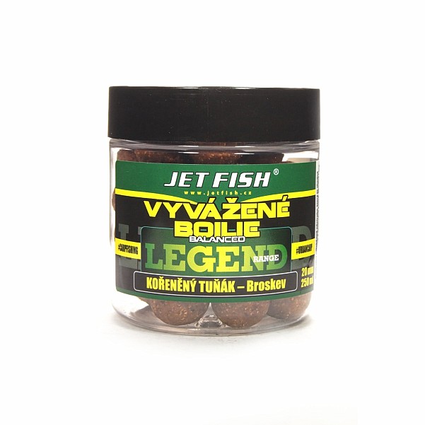 Jetfish Legend Balanced Boilies Spicy Tuna / Peachmisurare 20mm - MPN: 000370 - EAN: 00003704