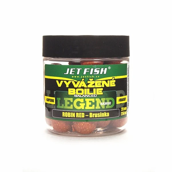 Jetfish Legend Balanced Boilies Robin Red - Cranberry 20mm