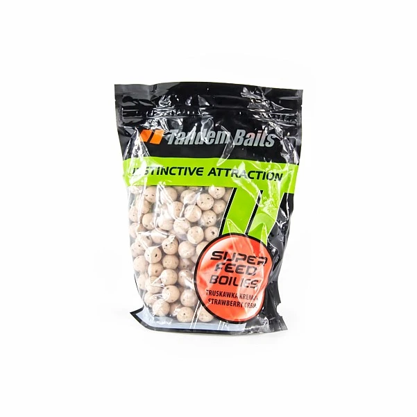 TandemBaits SuperFeed Boilies - Суниця Кремова 18 мм / 1 кг