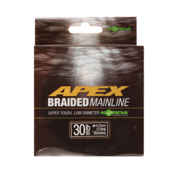 Korda Apex Braid Mainlinemodel 50lb (22.7kg) / 1200m - MPN: APEXB50 - EAN: 5060062118865