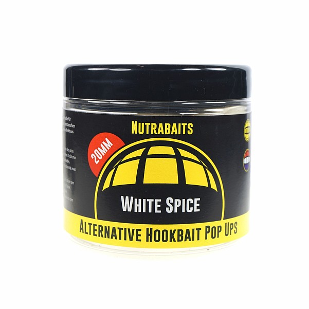 Nutrabaits White Spice Alternative Hookbait Pop Ups rozmiar 20mm - MPN: NU2094 - EAN: 5060456673529