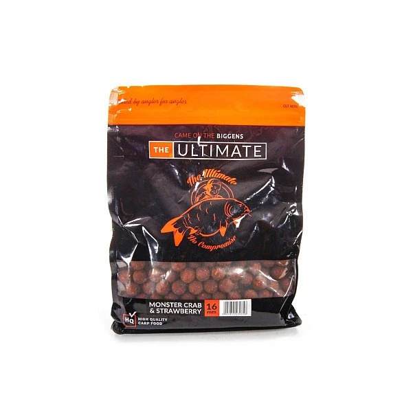 UltimateProducts Top Range Boilies - Monster Crab & Strawberry 16 mm / 1 kg