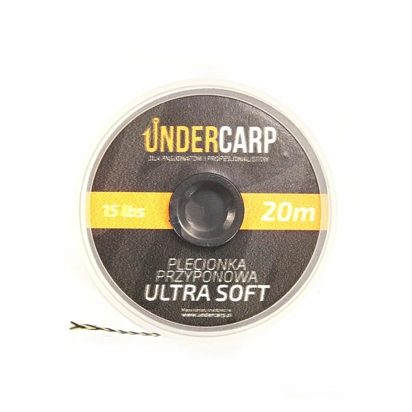 UnderCarp Ultra Soft - Plecionka Przyponowa 15lb / zielony
