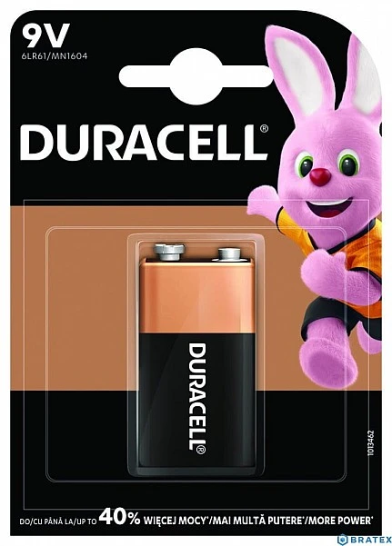 DURACELL  - Bateria 9V