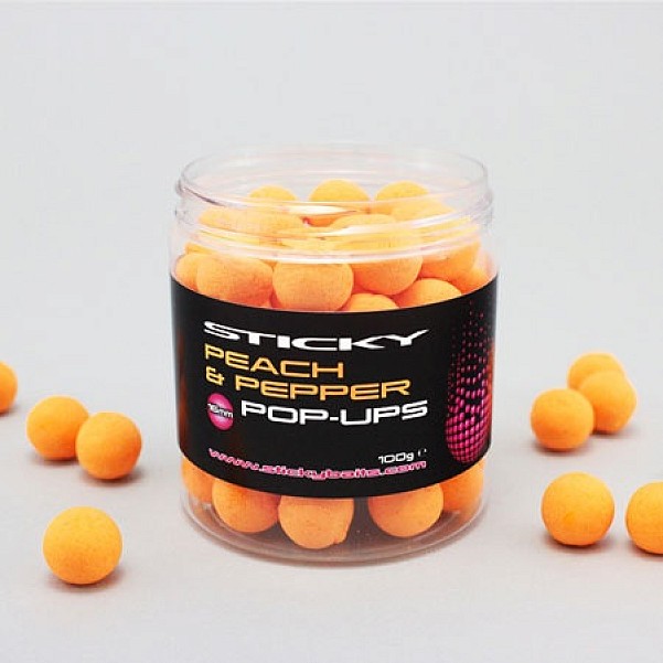 StickyBaits Pop Ups - Peach & Pepper rozmiar 12 mm - MPN: PEP12 - EAN: 5060333110031
