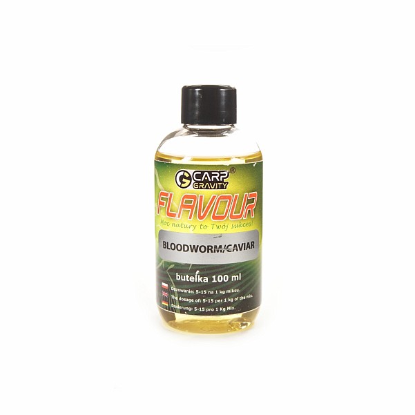 Carp Gravity Flavour - Bloodworm Caviaropakowanie 100ml - MPN: FLA010 - EAN: 200000051709