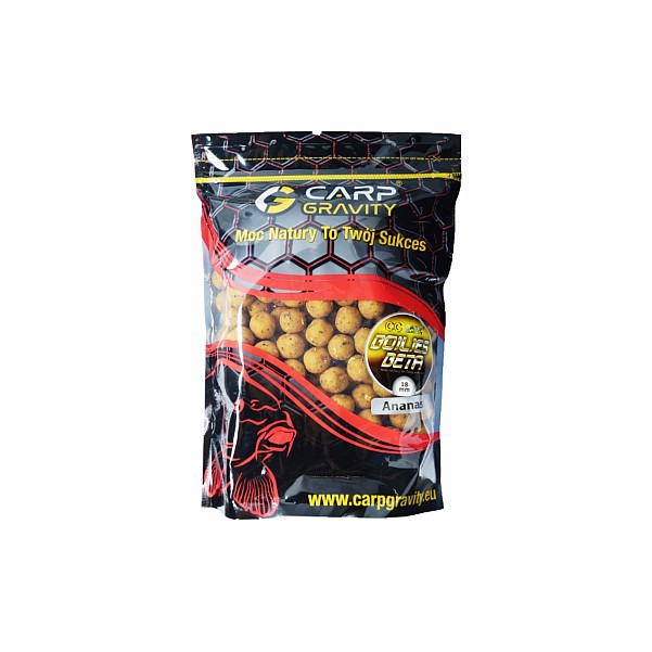Carp Gravity Beta Natural Boilies - Ananasрозмір 18 мм / 1 кг - MPN: KZB001 - EAN: 200000050924