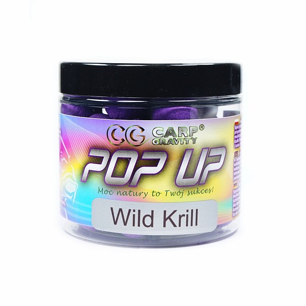 Carp Gravity Fluo Pop Up - Wild Krillrozmiar 15mm / 200ml - MPN: PUF010 - EAN: 200000050641