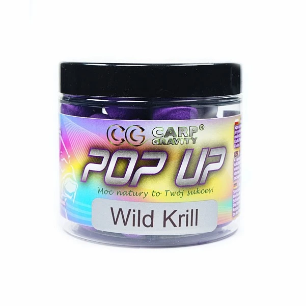 Carp Gravity Fluo Pop Up - Wild Krill 15 мм / 200 мл