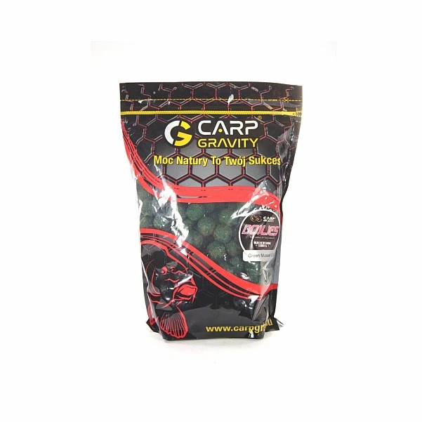 Carp Gravity Black Horse Series Boilies - Green Mussel GLM 20мм / 1кг